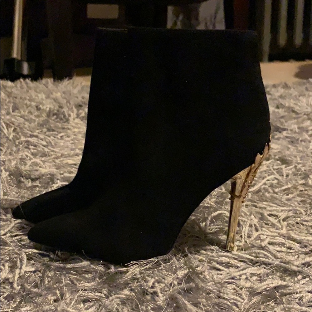 Suede Pointed Booties - image 3